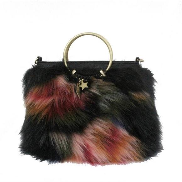 Foley & Corrina City Blooms Fur Ring Satchel - Picture 2 of 7